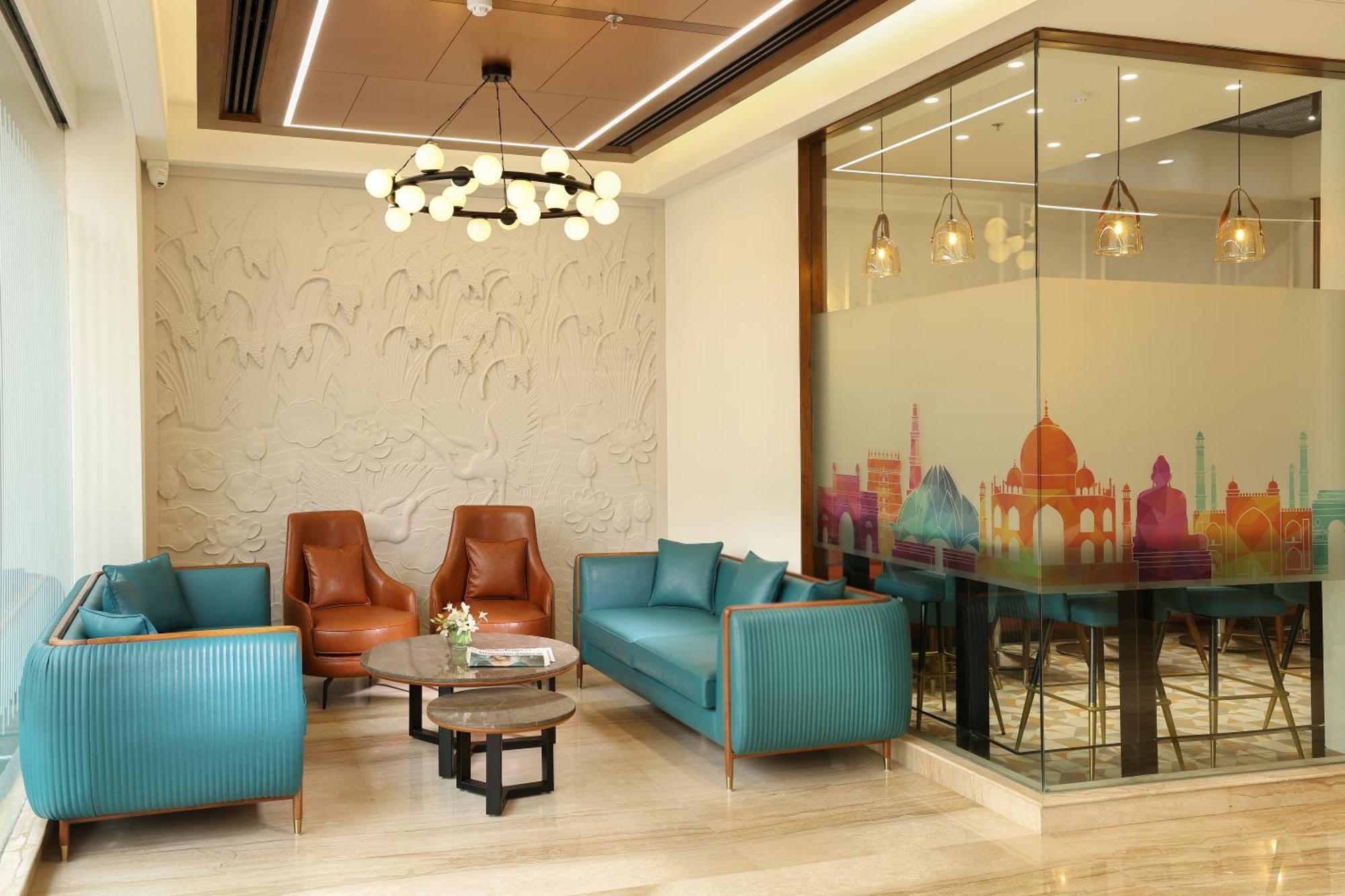 Indus Biznotel Nueva Delhi Exterior foto
